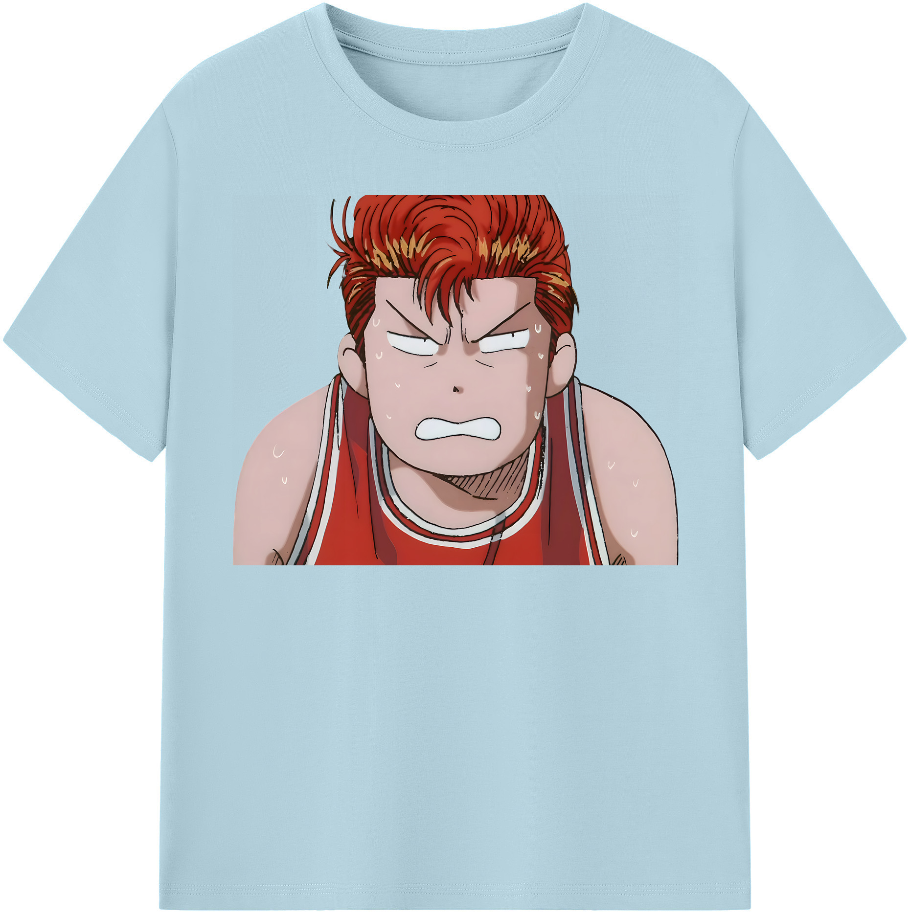 SLAM DUNK／スラムダンク 綿100％半袖Tシャツ（フロントプリント）